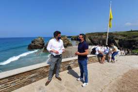 visita praia das Catedrais Delegado da Xunta