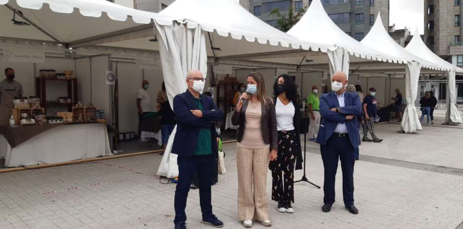 Imaxe da inauguración da Feira esta mañá I